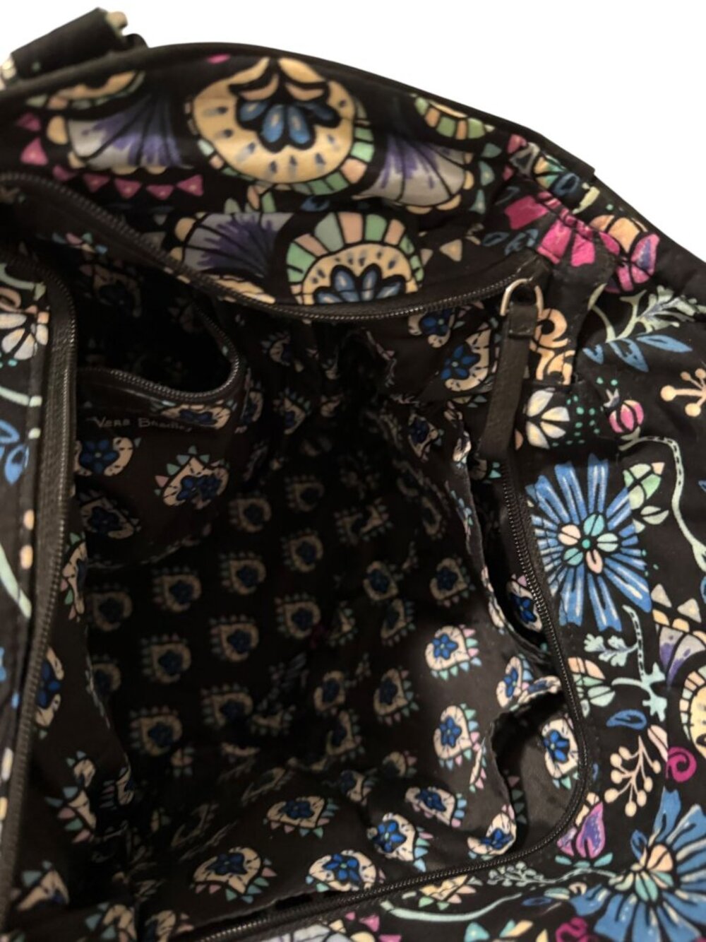 Vera Bradley Retired Bramble Glenna Satchel Shoulder Bag Purse - Picture 12 of 14